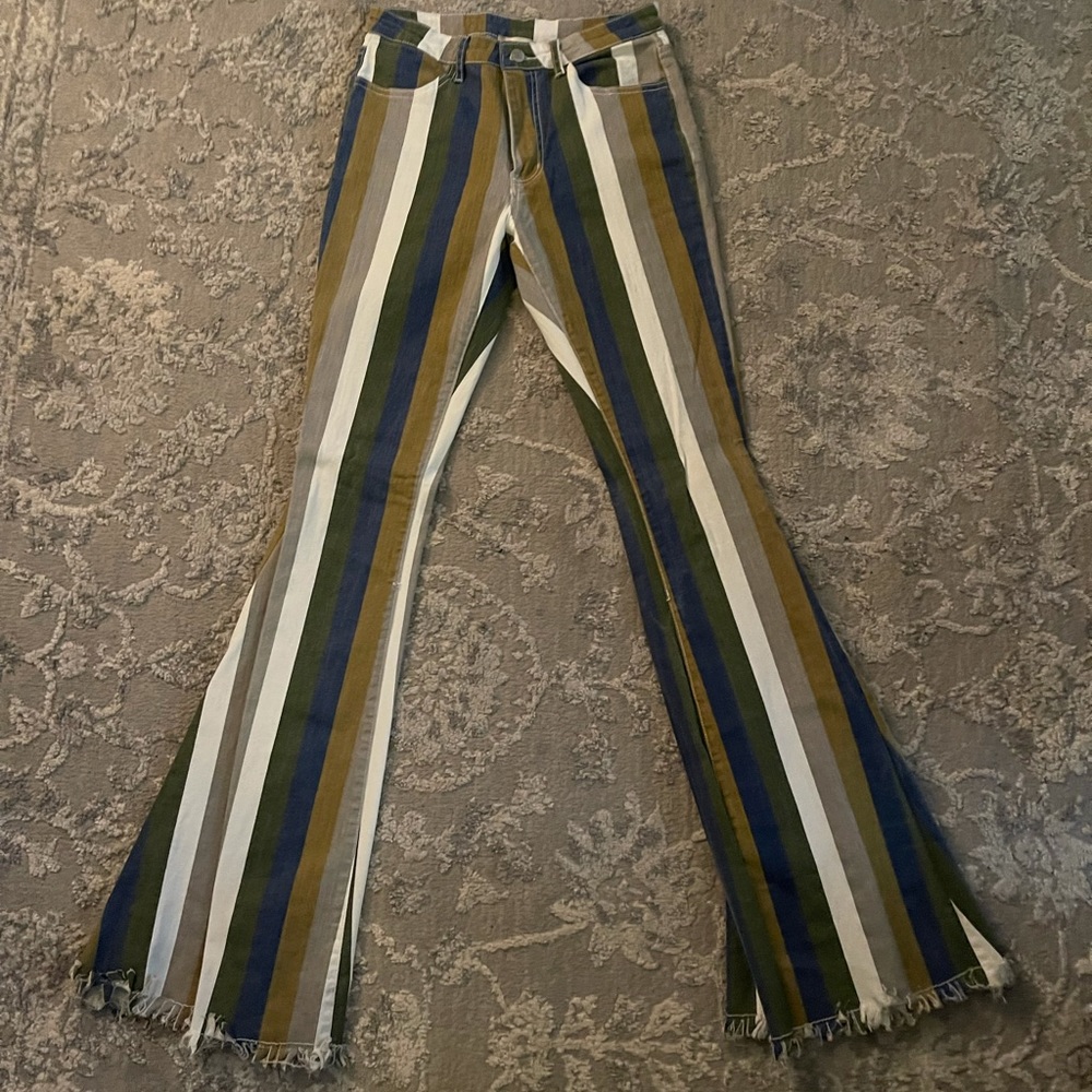 Little stretch wide budget pants